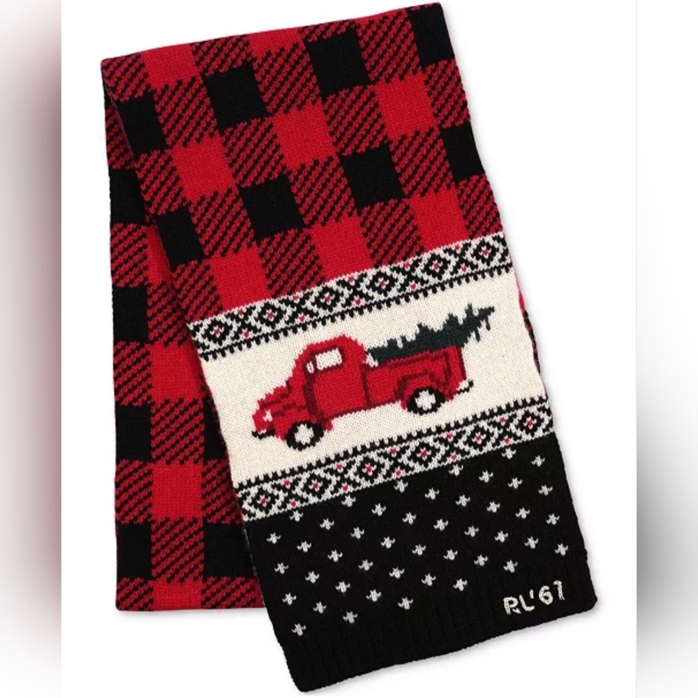 Brand New Polo Ralph Lauren Truck Scarf